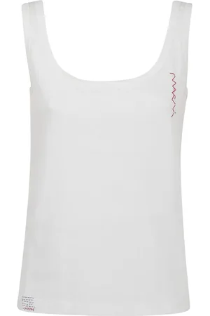 Marni Femme, Tops, Blanc, Taille: 38 FR T-shirt blanc pour femme