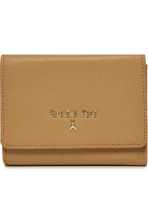 Patrizia Pepe Femme, Accessoires, Brun, Taille: ONE Size Portefeuille Élégant