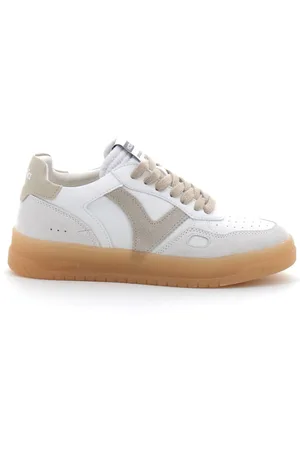 victoria Femme, Chaussures, Blanc, Taille: 36 EU Baskets de sport unisexes avec semelle caramel