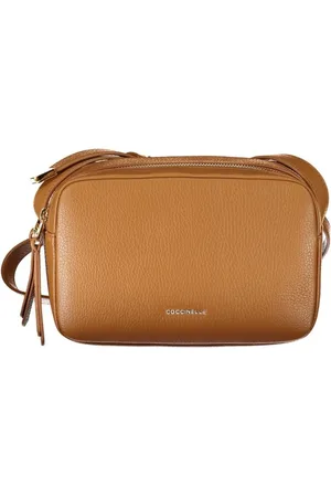 Coccinelle Femme, Sacs, Brun, Taille: ONE Size Sac à main en cuir avec deux compartiments