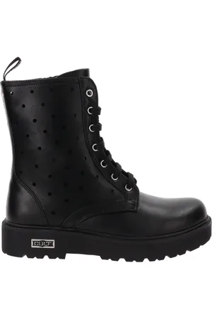 Cult Femme, Chaussures, Noir, Taille: 37 EU Bottines en similicuir pour femmes