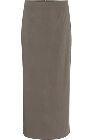 My Essential Wardrobe Femme, Robes, Brun, Taille: 36 FR Jupe Crayon Classique Major
