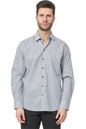Bugatti Homme, Chemises, Multicolore, Taille: 2XL Chemise Homme en Coton avec Micro Motif All-Over