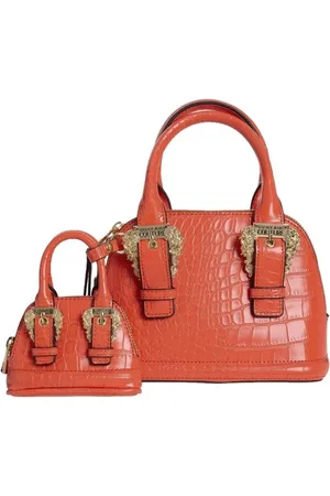 VERSACE Femme, Sacs, , Taille: ONE Size Sac à bandoulière avec effet crocodile et porte-monnaie