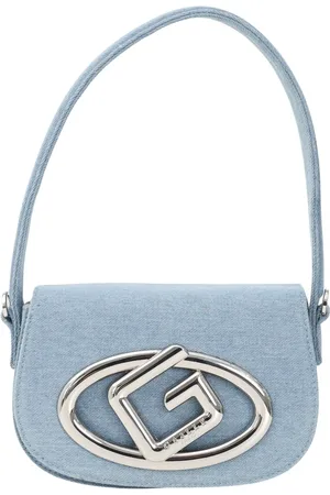 GAËLLE Femme, Sacs, Bleu, Taille: ONE Size Sac à main en denim pour femme