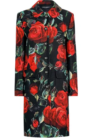 Dolce & Gabbana Femme, Manteaux, Rouge, Taille: 42 FR Manteau d