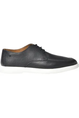 BALDININI Homme, Chaussures, Bleu, Taille: 46 EU Lace-up in black tumbled leather
