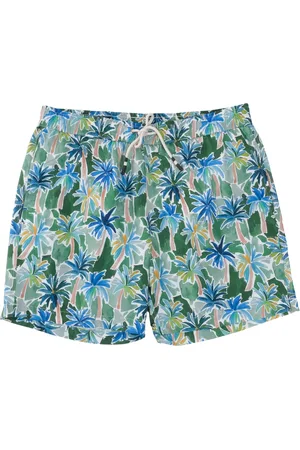 HARTFORD Homme, Maillots de bain, Multicolore, Taille: M Shorts de Bain Palmiers Tropicaux