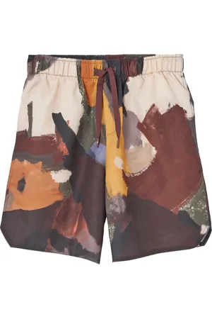 J.W.Anderson Homme, Maillots de bain, Multicolore, Taille: M Vêtements Mer Vert Bermuda Short de Bain
