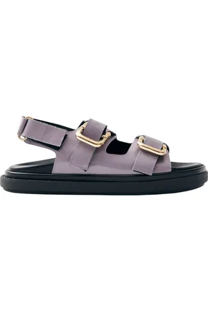 ALOHAS Femme, Chaussures, Violet, Taille: 41 EU Sandales en Cuir Onix