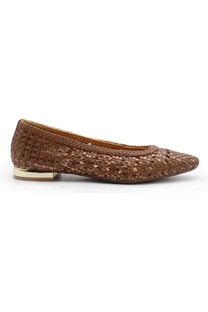 Gioseppo Femme, Chaussures, Brun, Taille: 40 EU Ballerines en cuir marron faites main