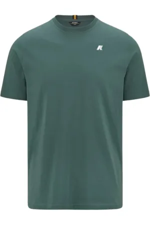 K-Way Homme, Tops, Vert, Taille: M T-shirt Décontracté en Coton