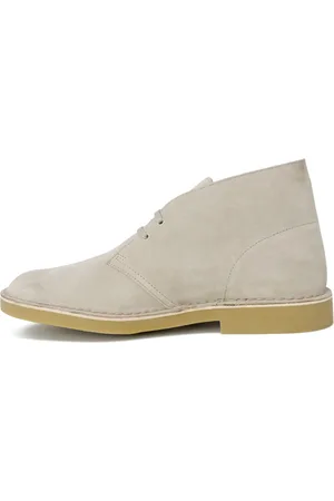 Clarks Homme, Chaussures, Gris, Taille: 44 EU Bottes en cuir Desert Bt Evo pour homme