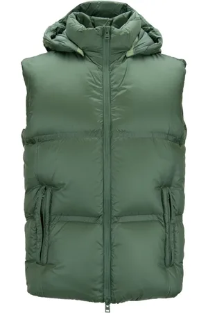 HERNO Homme, Vestes, Vert, Taille: L Gilet Matelassé Homme à Fermeture Éclair