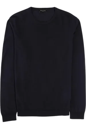 Roberto Collina Homme, Pulls, Bleu, Taille: L Pull en Tricot Marine