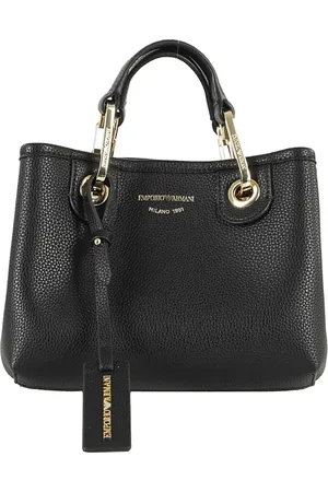 Emporio Armani Femme, Sacs, Noir, Taille: ONE Size Sac de Shopping Élégant