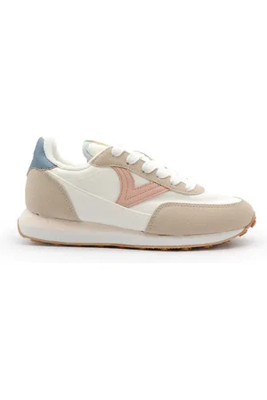 victoria Femme, Chaussures, Multicolore, Taille: 36 EU Baskets Rétro en Nylon Blanc