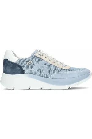CallagHan Femme, Chaussures, Bleu, Taille: 39 EU Baskets Algoritmo en Daim et Tissu