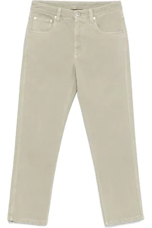 Brunello Cucinelli Femme, Jeans, Vert, Taille: 38 FR Pantalons élégants pour hommes et femmes