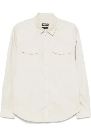 Dondup Homme, Chemises, , Taille: 2XL Chemise avec Col Classique et Fermeture à Pression