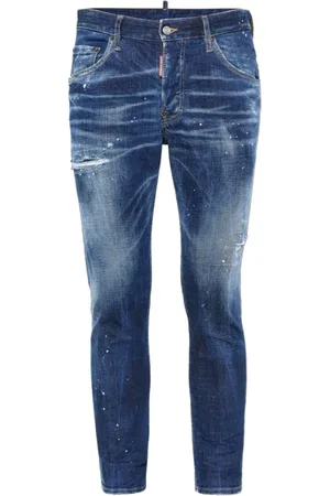 Dsquared2 Homme, Jeans, Bleu, Taille: M Pantalon 5 poches de style classique