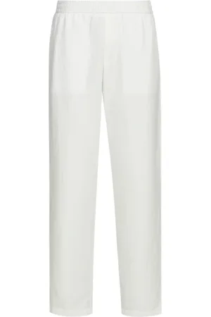 Armani Exchange Homme, Pantalons, , Taille: W32 Pantalon en Lin à Taille Élastique