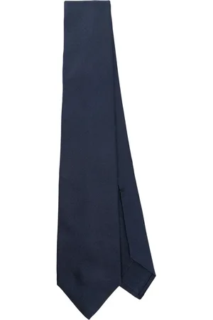 BARBA Homme, Accessoires, Bleu, Taille: ONE Size Cravate Bleue Oxford Pointe