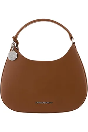 Emporio Armani Femme, Sacs, Brun, Taille: ONE Size Sac à bandoulière granuleux