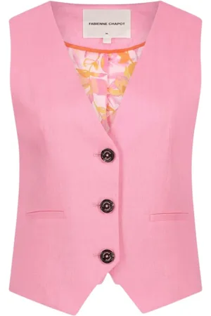 Fabienne Chapot Femme, Vestes, Rose, Taille: 38 FR Gigi Gilet