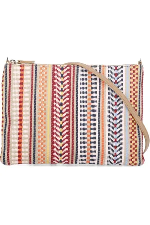 Coccinelle Femme, Sacs, Multicolore, Taille: ONE Size Pochette en cuir multicolore avec bandoulière