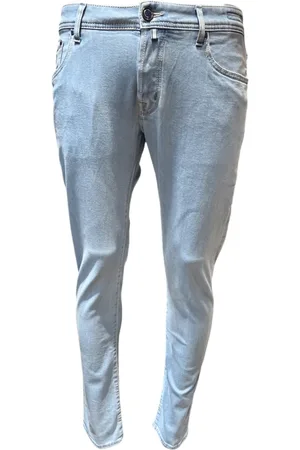 Jacob Cohen Homme, Jeans, Blanc, Taille: W31 Slim Light Blue Jeans
