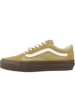 Vans Femme, Chaussures, Jaune, Taille: 44 1/2 EU Old Skool Salt Wash Baskets