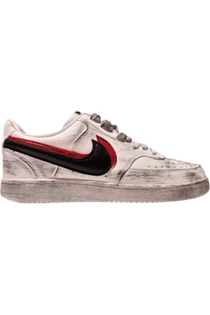 Nike Homme, Chaussures, Blanc, Taille: 44 EU Baskets Chicago Custom Style Vintage