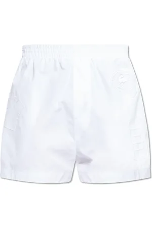 Lacoste Homme, Shorts, Blanc, Taille: L Shorts avec logo