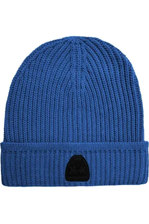 La Martina Homme, Accessoires, Bleu, Taille: ONE Size Bonnet Homme en Acrylique avec Logo
