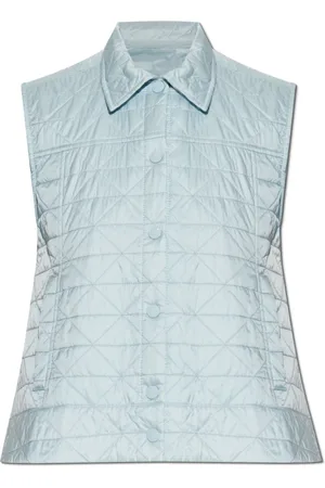 Moncler Femme, Vestes, Bleu, Taille: 40 FR Gilet rembourré Vayres