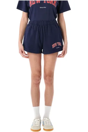Sporty & Rich Femme, Shorts, Bleu, Taille: 42 FR Short Ivy dans le style de New York