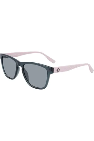 Converse Unisex, Accessoires, Noir, Taille: ONE Size Lunettes de Soleil Grises Modernes avec Protection UV