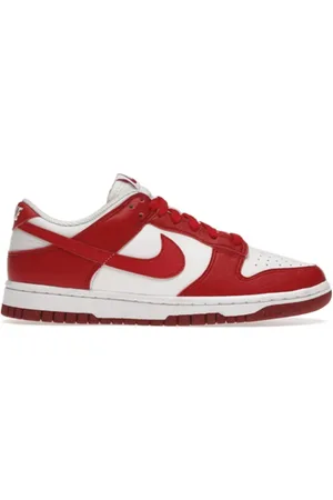 Nike Homme, Chaussures, Rouge, Taille: 40 EU Dunk Low Next Nature White Gym