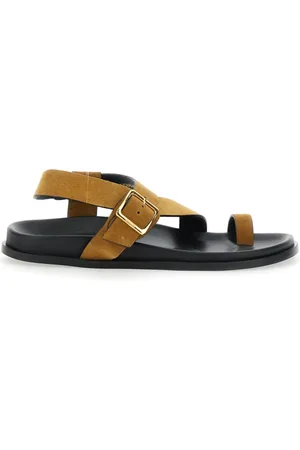 ALOHAS Femme, Chaussures, Brun, Taille: 40 EU Sandales Marron Siren avec Boucle Métallique