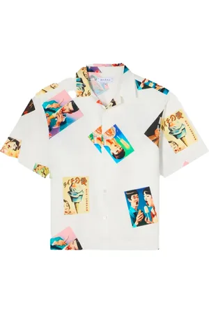 Edwin Homme, Chemises, Multicolore, Taille: M Chemise Aisukurimu à Manches Courtes