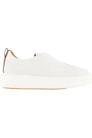 santoni Femme, Chaussures, Blanc, Taille: 38 EU Baskets Beige Victory pour Femmes