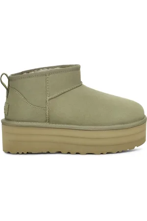 UGG Femme, Chaussures, Vert, Taille: 40 EU Bottes Ultra Mini Classiques