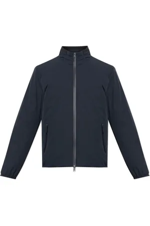 Woolrich Homme, Vestes, Bleu, Taille: M Doudoune avec col montant