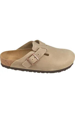 Birkenstock Homme, Chaussures, Brun, Taille: 41 EU Boston Sandales en Cuir Huilé