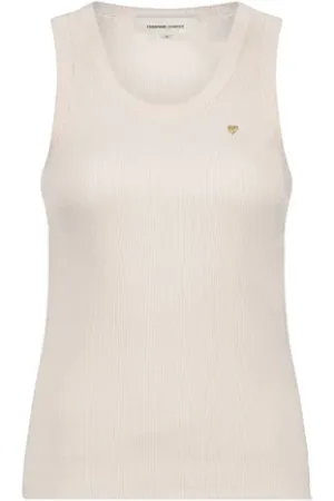 Fabienne Chapot Femme, Tops, Blanc, Taille: 42 FR Tanja Jersey Tank