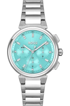HUGO BOSS Femme, Accessoires, Gris, Taille: ONE Size Élégante Montre Analogique à Quartz