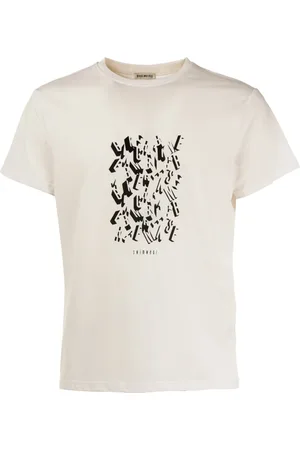 Bikkembergs Homme, Tops, Blanc, Taille: M Collection de T-shirts Homme Élégants