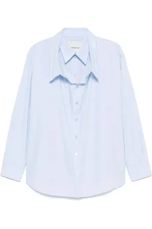 Herskind Femme, Blouses et Chemises, Bleu, Taille: 38 FR Bjørk Chemise Casual