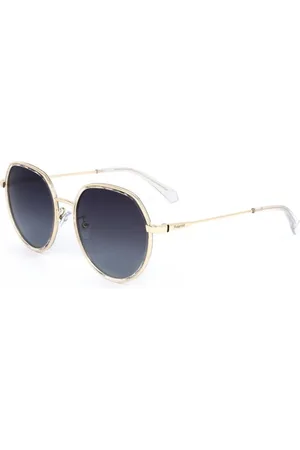 Polaroid Unisex, Accessoires, Jaune, Taille: ONE Size Lunettes de Soleil en Acier Inoxydable Doré